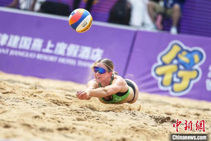 2024亚洲沙滩排球巡回赛天津站开赛：巴黎奥运会