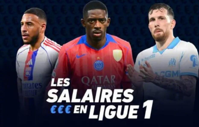 法甲薪资榜揭晓 巴黎圣日耳曼球员领跑榜单